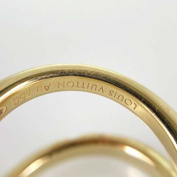 LOUIS VUITTON Vault Upside Down Yellow gold Ring - Picture 8 of 14